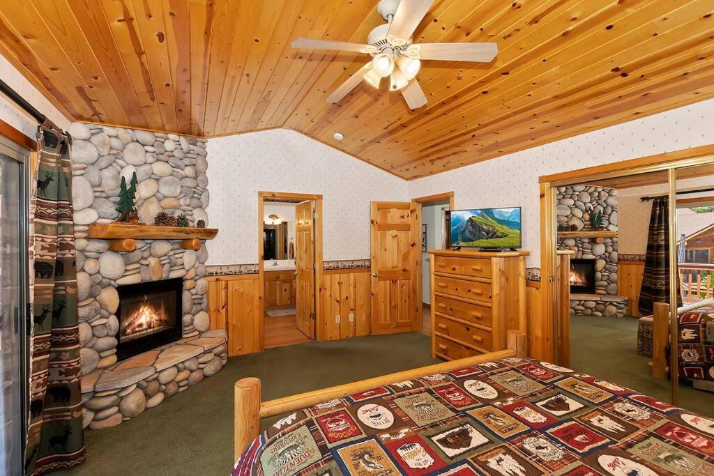 Teakwood - 3-Br Spa, Fire Pit, Quiet, Ac, Centrally Located Villa Big Bear Lake Eksteriør bilde