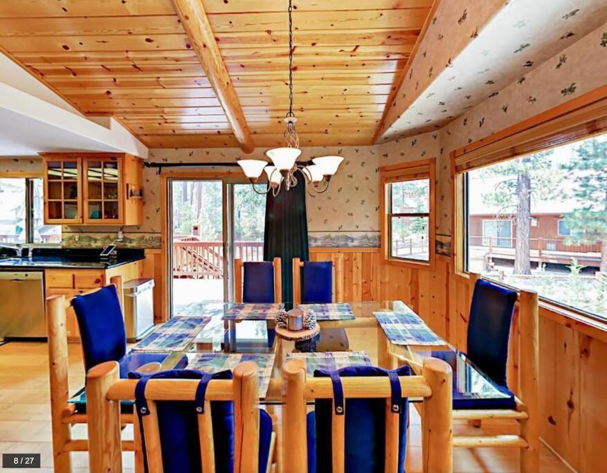 Teakwood - 3-Br Spa, Fire Pit, Quiet, Ac, Centrally Located Villa Big Bear Lake Eksteriør bilde