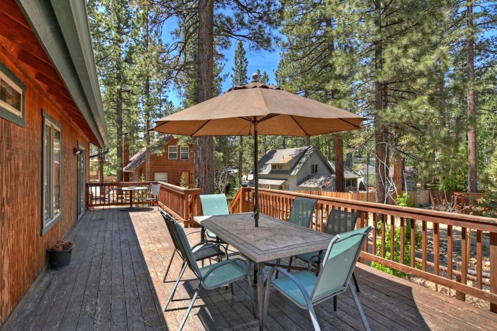 Teakwood - 3-Br Spa, Fire Pit, Quiet, Ac, Centrally Located Villa Big Bear Lake Eksteriør bilde